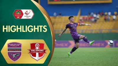 Highlights: Becamex Bình Dương vs Hải Phòng - Vòng 4 Night Wolf V.League 2022