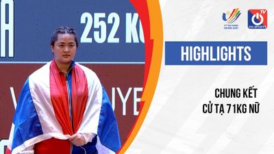 Highlights: Chung kết Cử tạ 71kg nam - HCĐ - SEA Games 31