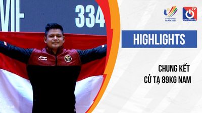 Highlights: Chung kết Cử tạ 89kg nam - HCB - SEA Games 31