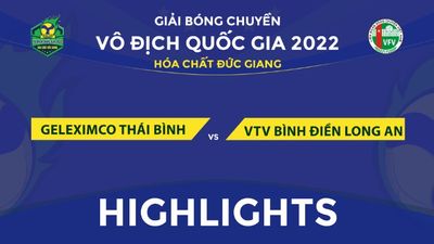 Bán Kết Nữ - Geleximco Thái Bình - VTV Bình Điền Long An