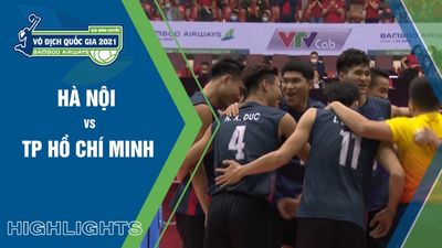 Highlights: Hà Nội vs TP Hồ Chí Minh - Tranh hạng 6 - Giải bóng chuyền VĐQG 2021