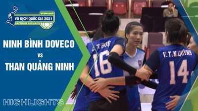 Highlights: Ninh Bình Doveco vs Than Quảng Ninh - Tranh hạng 3 - Giải bóng chuyền VĐQG 2021