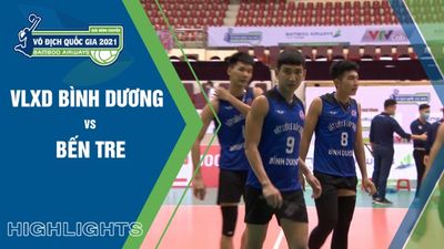 Highlights: VLXD Bình Dương vs Bến Tre - Tranh hạng 8 - Giải bóng chuyền VĐQG 2021