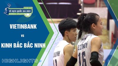 Highlights: Vietinbank vs Kinh Bắc Bắc Ninh - Nữ tranh hạng 8-9 Giải Bóng chuyền VĐQG 2021